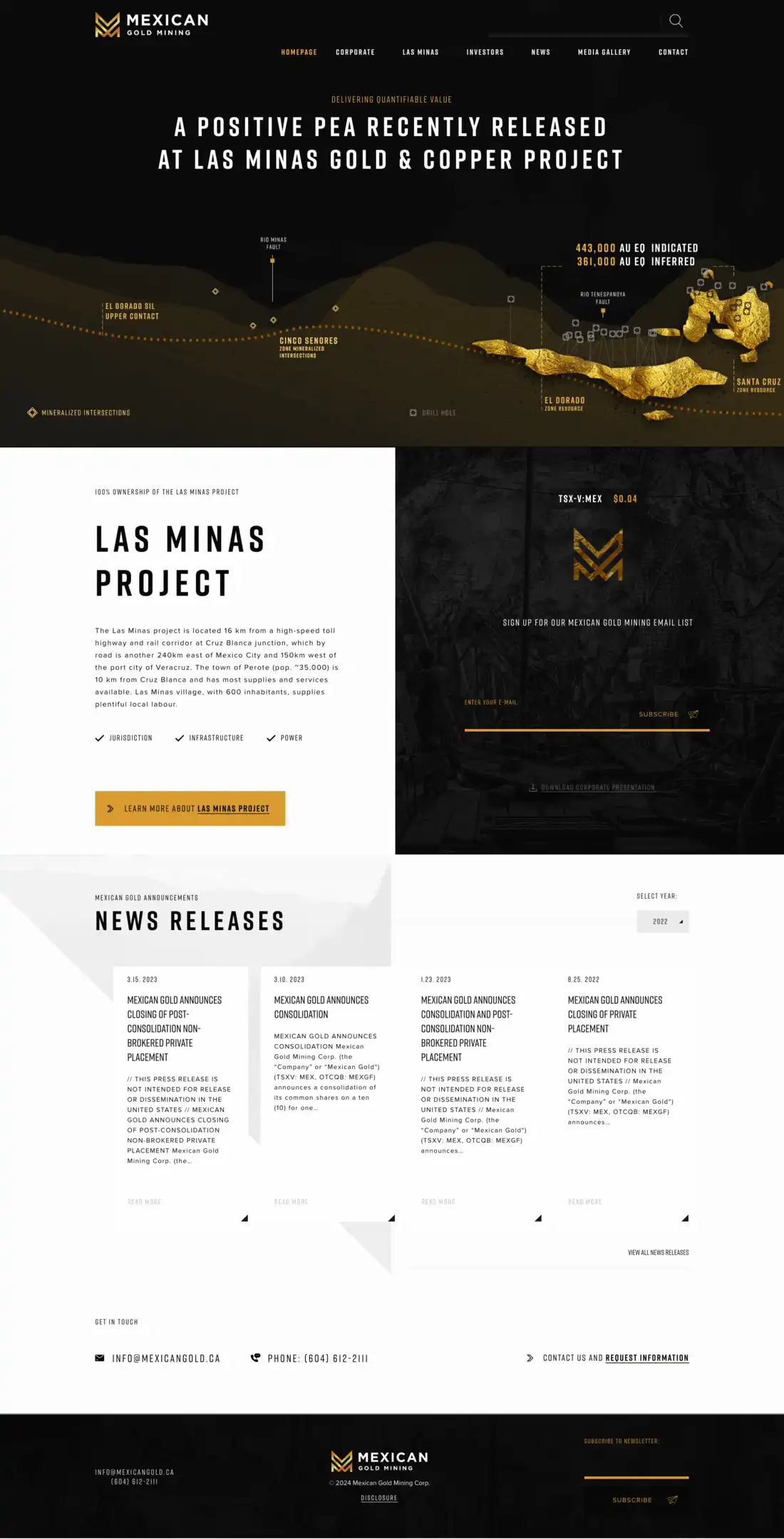 Mexican Gold Mining Corp.